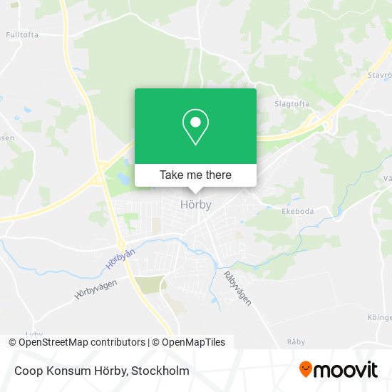 Coop Konsum Hörby map