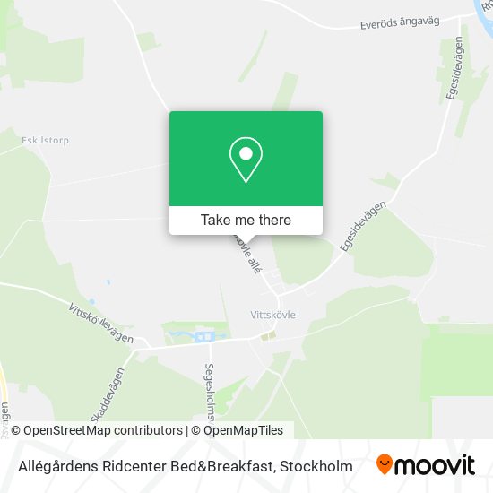 Allégårdens Ridcenter Bed&Breakfast map