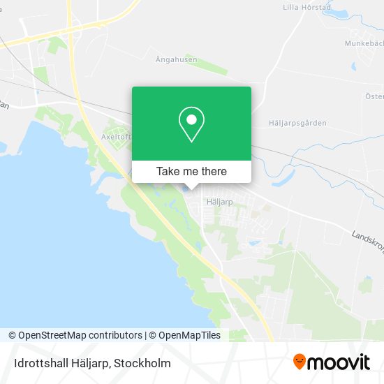 Idrottshall Häljarp map