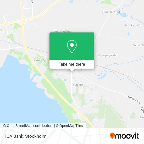 ICA Bank map