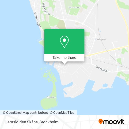 Hemslöjden Skåne map