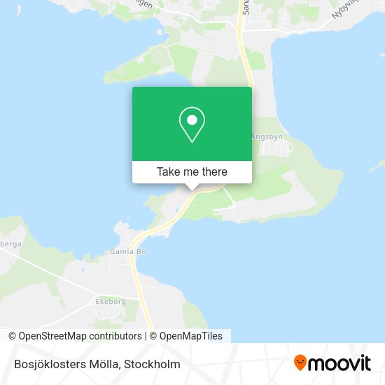 Bosjöklosters Mölla map
