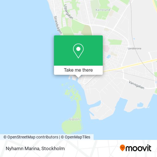 Nyhamn Marina map