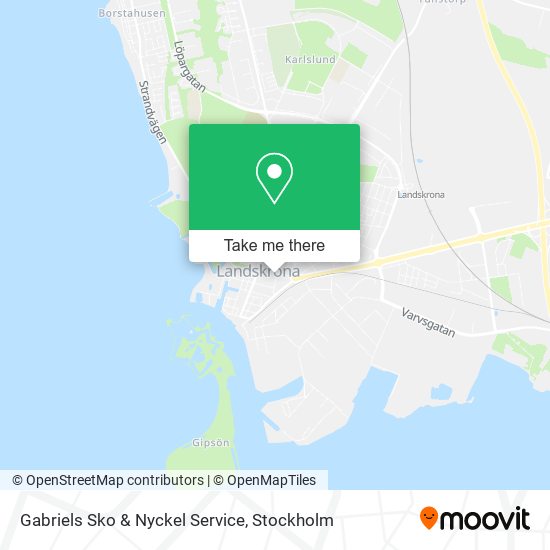 Gabriels Sko & Nyckel Service map