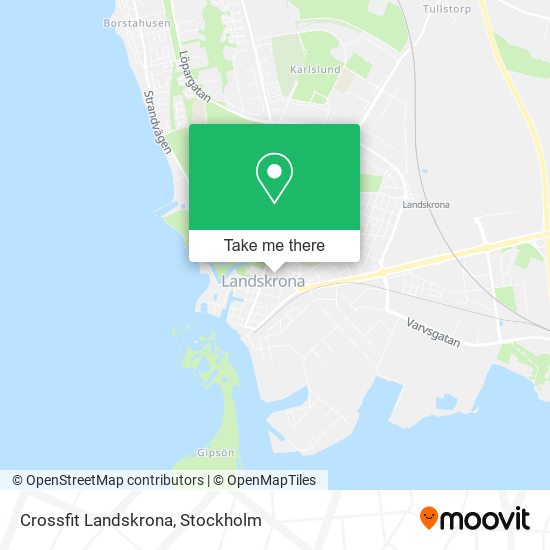 Crossfit Landskrona map