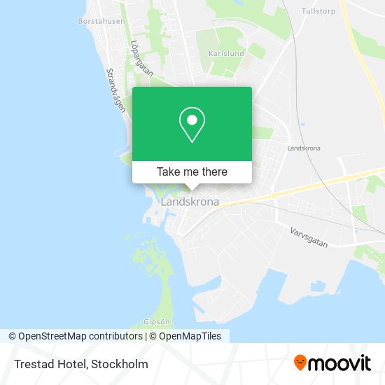 Trestad Hotel map