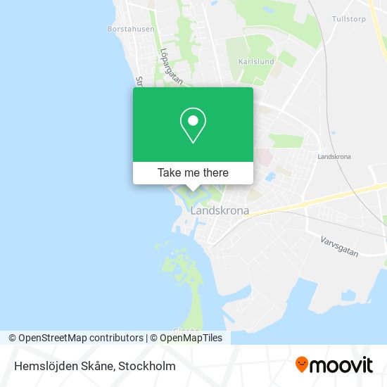 Hemslöjden Skåne map