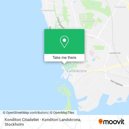 Konditori Citadellet - Konditori Landskrona map