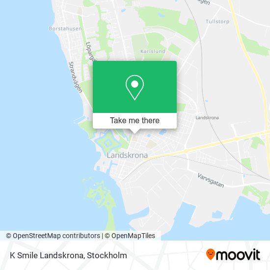 K Smile Landskrona map