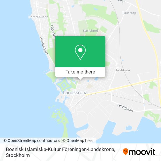 Bosnisk Islamiska-Kultur Föreningen-Landskrona map