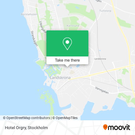 Hotel Orgry map