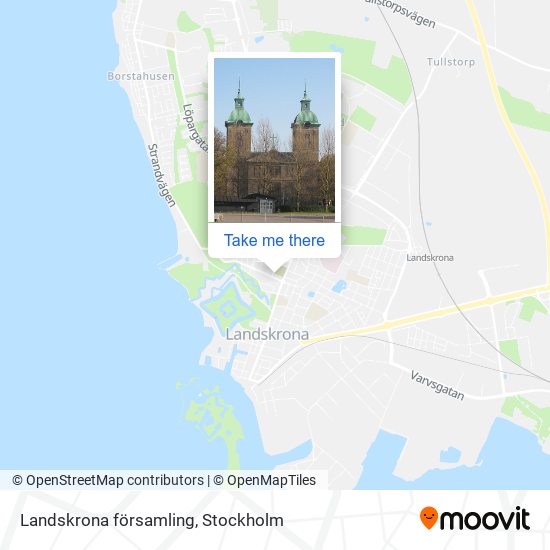 Landskrona församling map