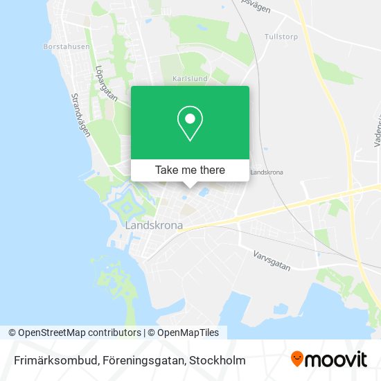 Frimärksombud, Föreningsgatan map