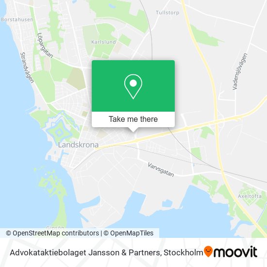 Advokataktiebolaget Jansson & Partners map