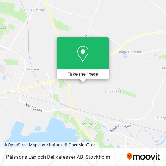 Pålssons Lax och Delikatesser AB map