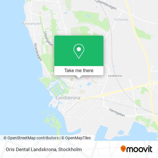 Oris Dental Landskrona map