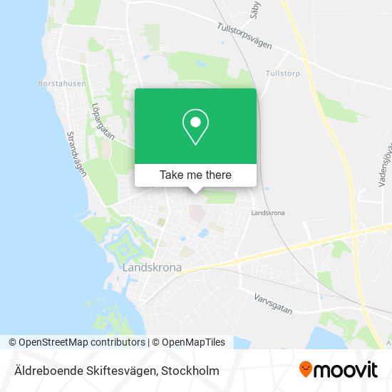 Äldreboende Skiftesvägen map