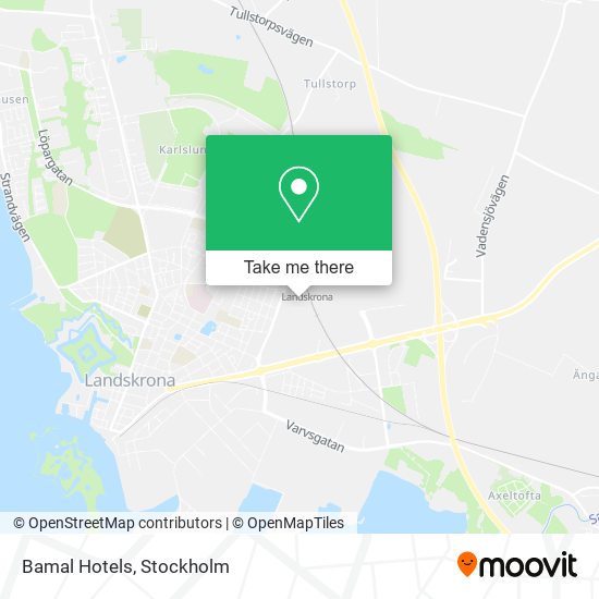 Bamal Hotels map