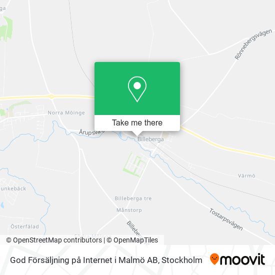 God Försäljning på Internet i Malmö AB map