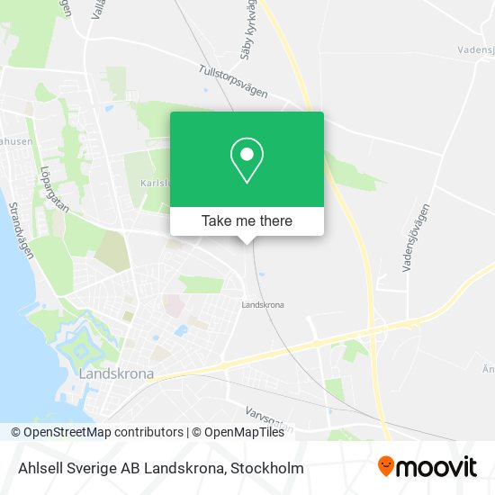 Ahlsell Sverige AB Landskrona map