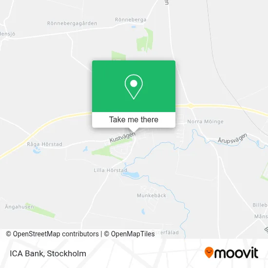 ICA Bank map