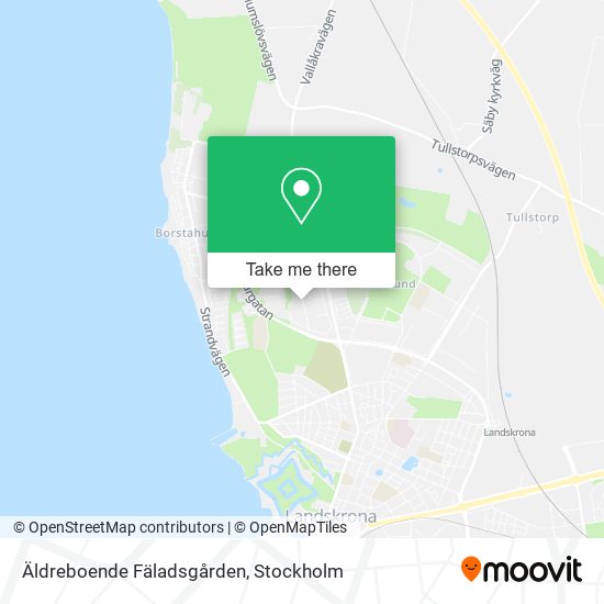 Äldreboende Fäladsgården map