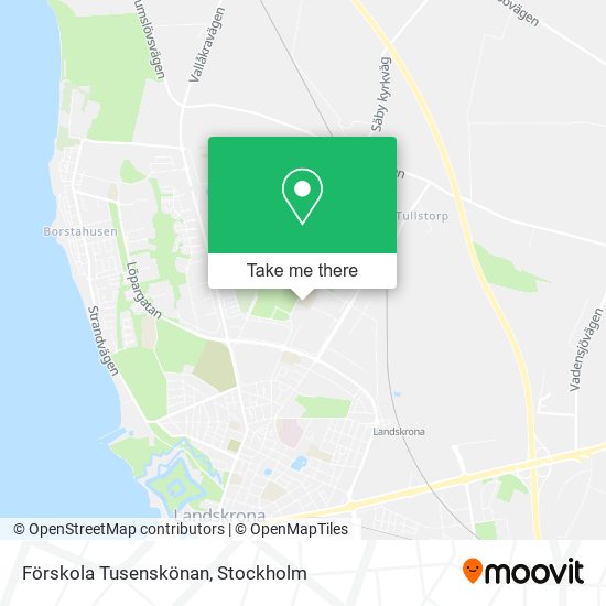 Förskola Tusenskönan map