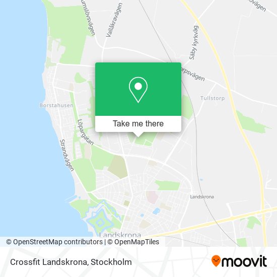 Crossfit Landskrona map