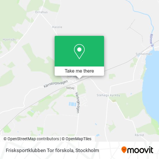 Frisksportklubben Tor förskola map
