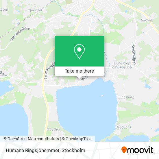 Humana Ringsjöhemmet map
