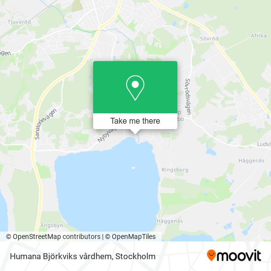 Humana Björkviks vårdhem map