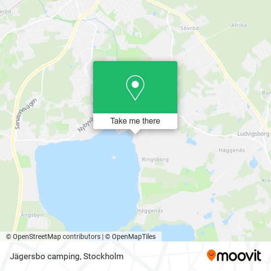 Jägersbo camping map