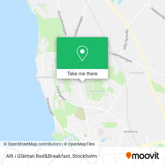 Allt i Gläntan Bed&Breakfast map