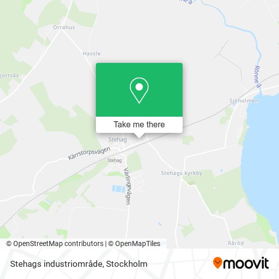 Stehags industriområde map