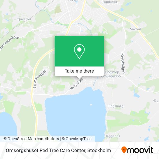 Omsorgshuset Red Tree Care Center map