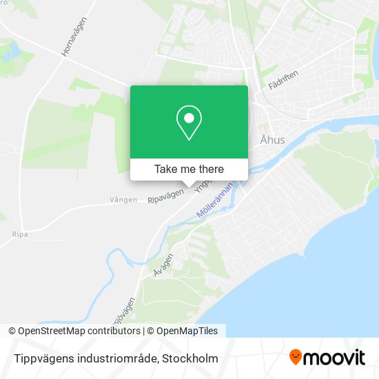 Tippvägens industriområde map