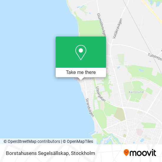 Borstahusens Segelsällskap map