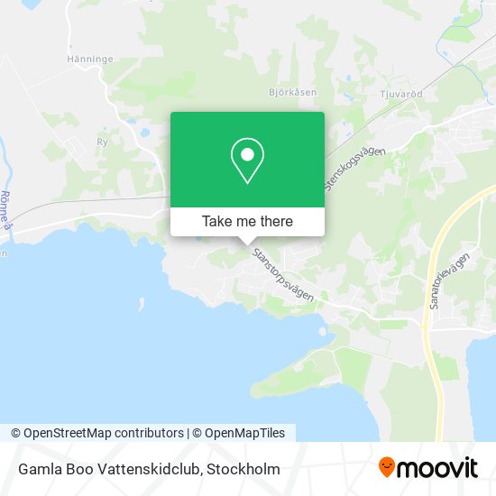 Gamla Boo Vattenskidclub map