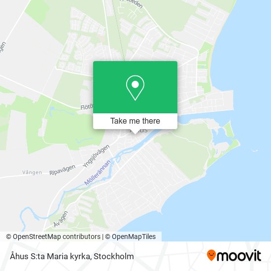 Åhus S:ta Maria kyrka map