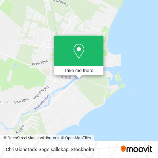 Christianstads Segelsällskap map