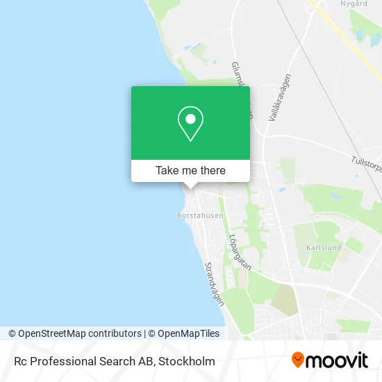 Rc Professional Search AB map