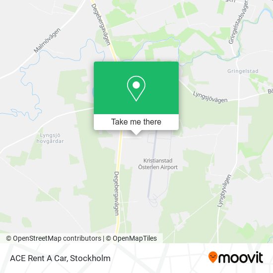 ACE Rent A Car map