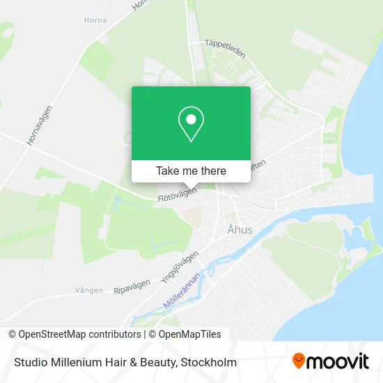 Studio Millenium Hair & Beauty map