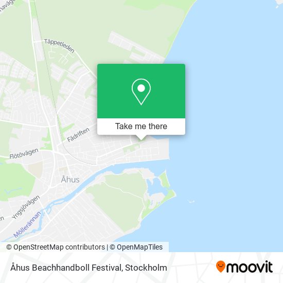 Åhus Beachhandboll Festival map