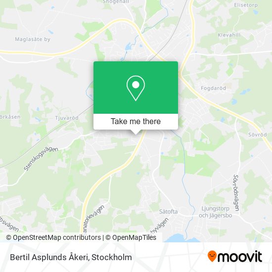 Bertil Asplunds Åkeri map
