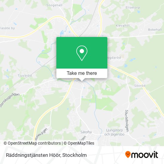 Räddningstjänsten Höör map