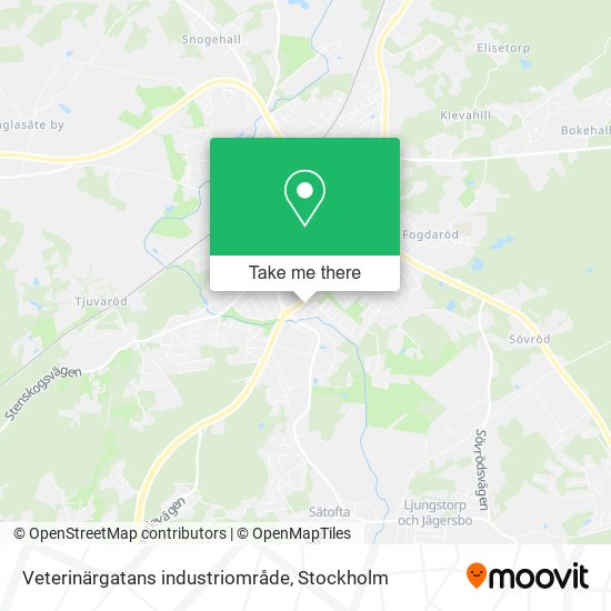 Veterinärgatans industriområde map