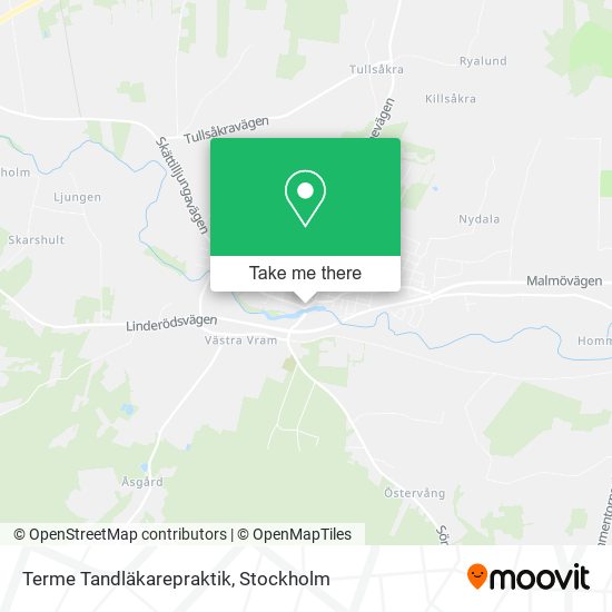 Terme Tandläkarepraktik map