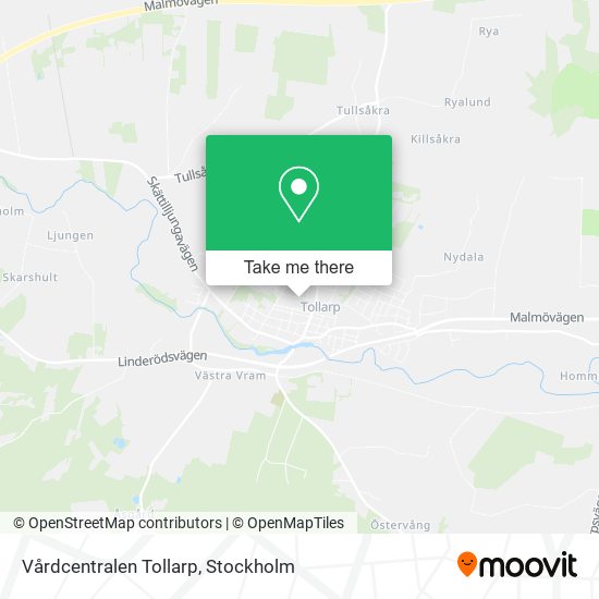 Vårdcentralen Tollarp map