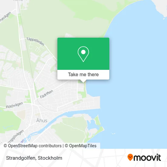 Strandgolfen map